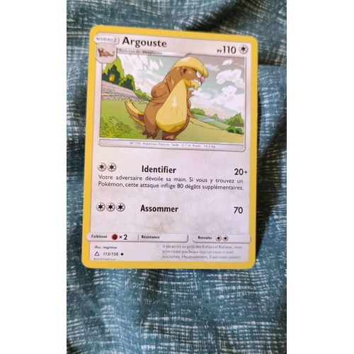 Carte Pokémon Argouste 113/156