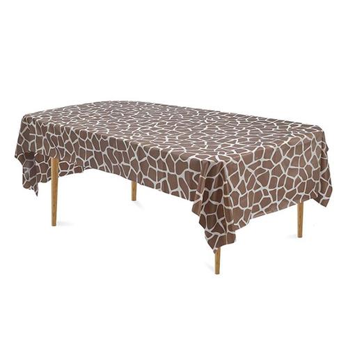 Motif De Cerf De Couleur Taille 137x274cm Nappe Transparente En Plastique Pour Table À Manger, Nappe Imperméable En Pvc, Toile Cirée Rectangulaire