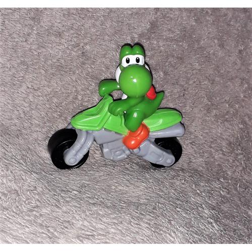 Figurine Mario Bros Nintendo - Yoshi À Moto - 7 X 7,5 Cm