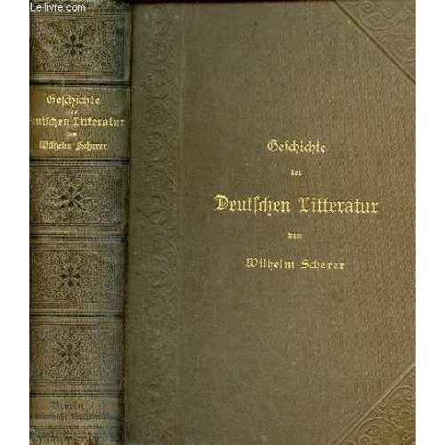 Geschichte Der Deutschen Litteratur - Gechte Auflage - Mit Dem Bilde Des Verfassers.