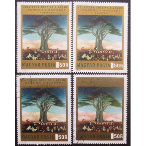 Hongrie N°2318 X 4 Oblitéré