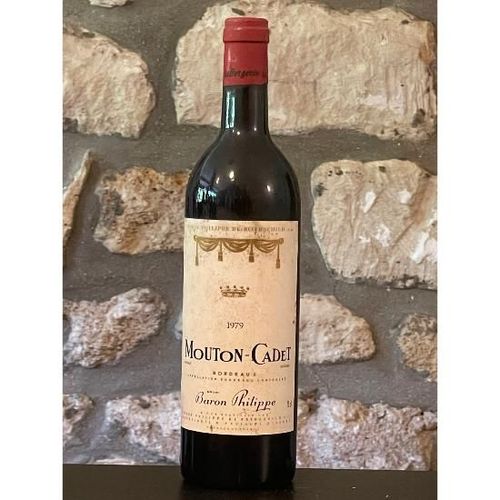 Vin Rouge, Bordeaux, Mouton Cadet 1979