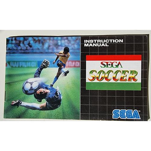 Manuel Du Jeu Mégadrive Sega Soccer