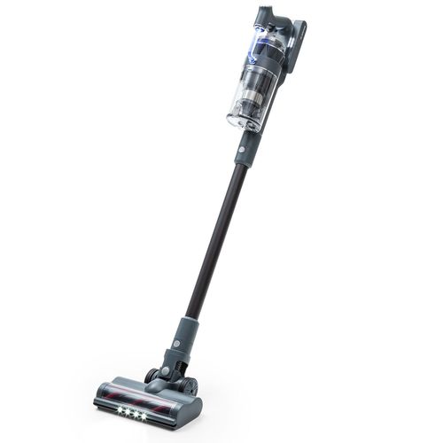 Aspirateur sans fil - Klarstein LARMA - sans sac sur batterie 45 min max. d'autonomie LED - Gris