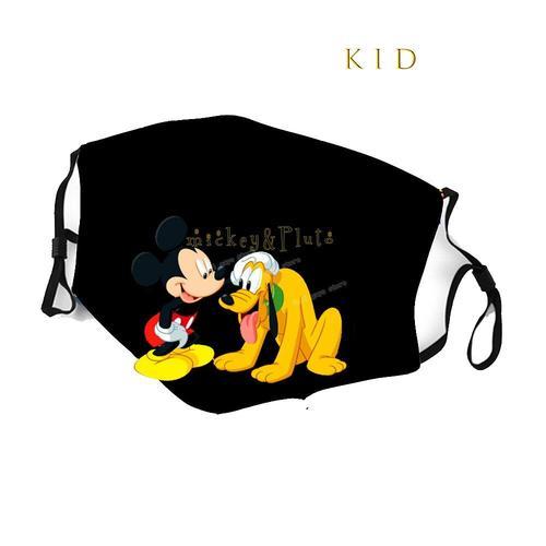 Masque de bouche pour enfants-12 - Masques de protection en coton pour  enfants et adultes, dessins animés Disney, Mickey, Minnie Mouse, couvre  bouche ajustable, lavable, cadeau de noël