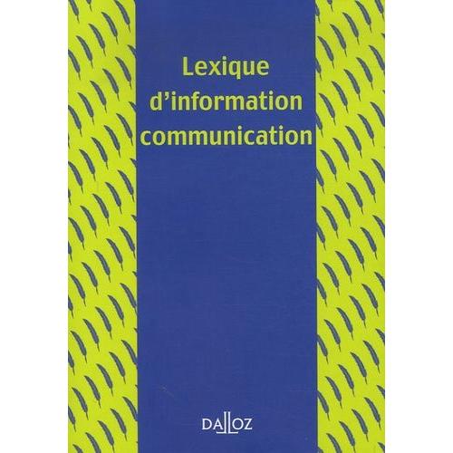 Lexique D'information Communication