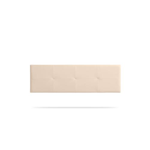 Moonia-Tête De Lit Tapissée Altea Simili Cuir 130 X 50 X 5 Cm - Beige