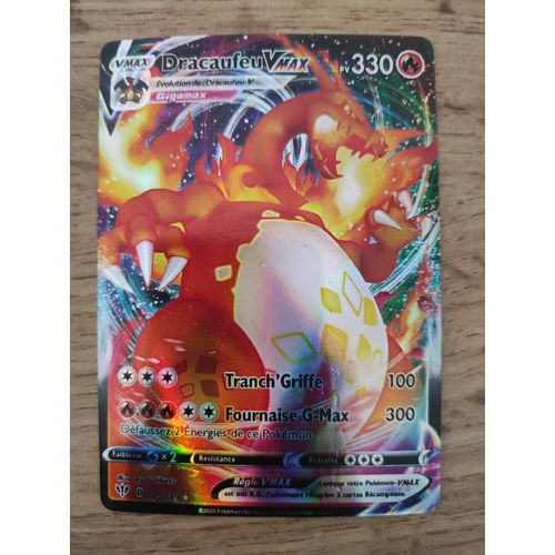 Carte Pokémon Dracaufeu Vmax