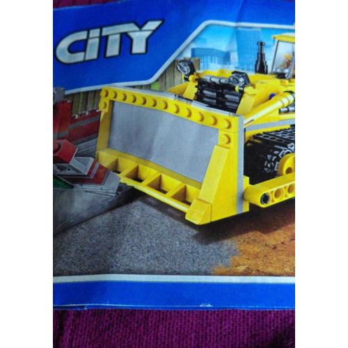 Guide De Construction Du Lego City 60074 Travaux Publics Bulldozer No 2 Du Paysage - 2015