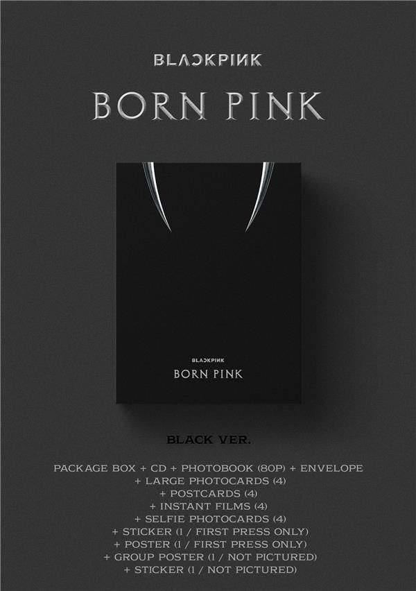 BLACKPINK　BD+CD2本セット　06241121H02S BORN PINK [BOX SET ver. 3形態コンプリートセット][CD