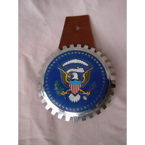 Ww2/Postwar Us Insigne Américaine Emblème Devise Américaine " E Pluribus Unum " 14 Cm