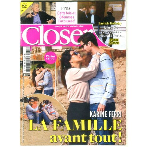 Closer - N°823 : Karine Ferri : La Famille Avant Tout !