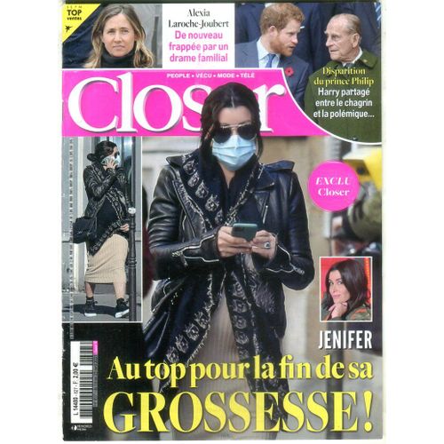 Closer - N°827 : Jenifer - Au Top Pour La Fin De Sa Grossesse !