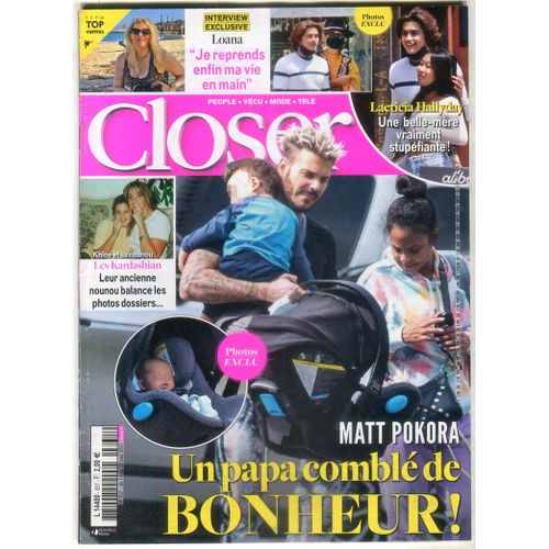 Closer - N°831 : Matt Pokora - Un Papa Comblé De Bonheur !