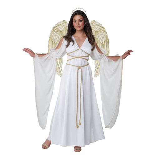 Déguisement Ange Divin Blanc Luxe Femme - Taille: L (42/44)
