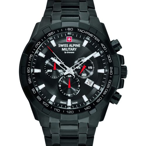 Mens Watch Swiss Alpine Military 7043.9177, Quartz, 46mm, 10atm