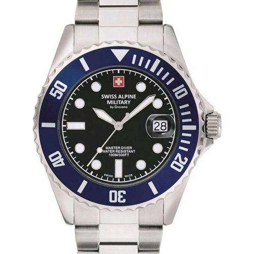 Mens Watch Swiss Alpine Military 7053.1136, Quartz, 42mm, 10atm