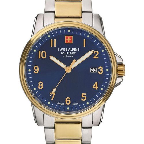 Mens Watch Swiss Alpine Military 7011.1145, Quartz, 40mm, 10atm