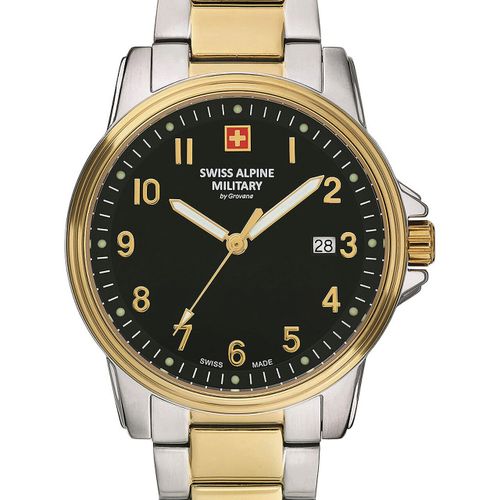 Mens Watch Swiss Alpine Military 7011.1147, Quartz, 42mm, 10atm