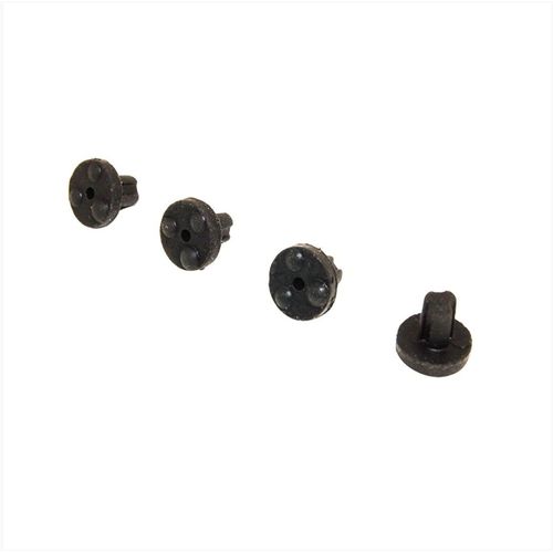 Lot de 4 patins caoutchouc grille Plaque de cuisson (WFS88511 481246368017 WHIRLPOOL BAUKNECHT ARISTON HOTPOINT INDESIT)