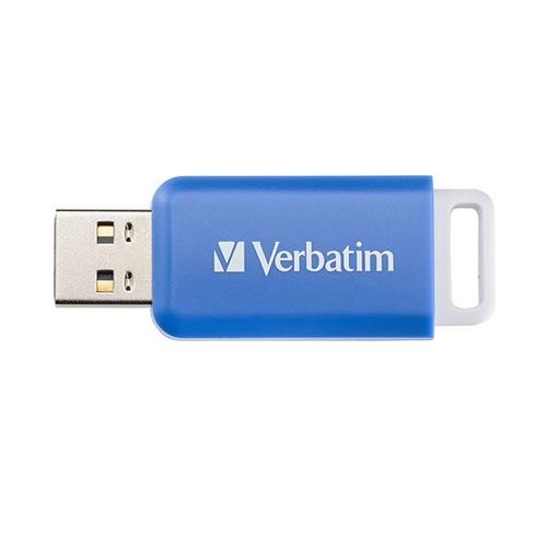 Verbatim DataBar - Clé USB - 64 Go - USB 2.0 - bleu