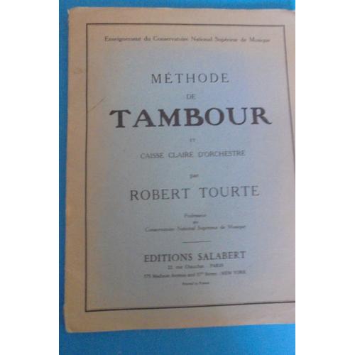 Méthode De Tambour Et Caisse Claire D'orchestre