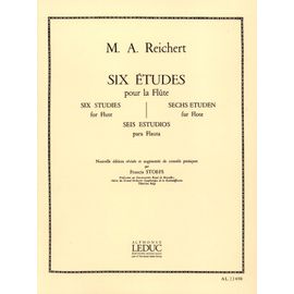 Reichert, 6 Etudes Pour Flûte Traversière