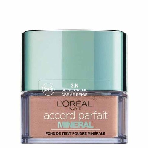 L'oréal Accord Parfait Fond De Teint Poudre Minérale 3.N Creme Beige Beige