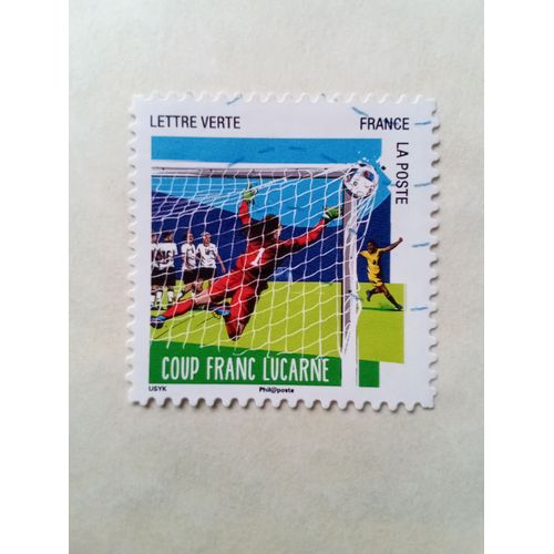 France 2016 Timbre Oblitéré Yt 1281 - Coup Franc Lucarne - Carnet Football Vos 10 Gestes Préférés
