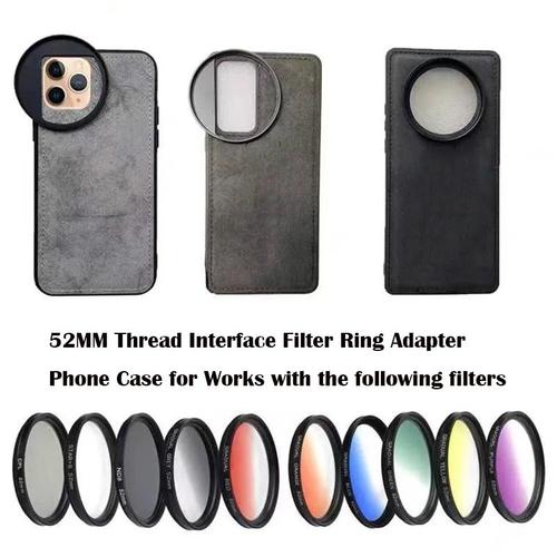 Pour Huawei P40 - Filtre'interface Fileté 52mm, Adaptateur'anneau, Coque Universelle De Téléphone, Zomei Cpl Vu Star