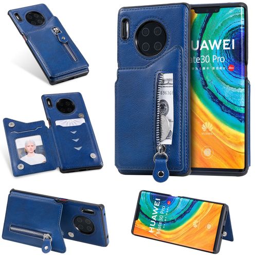 Coque Huawei Mate 30 Pro,Etui Pour Huawei Mate 30 Pro,Coque En Cuir Pour Huawei Mate 30 Pro,Convient A Etui La Huawei Mate 30 Pro,Bleu