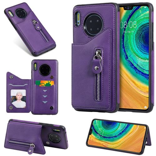 Coque Huawei Mate 30,Etui Pour Huawei Mate 30,Coque En Cuir Pour Huawei Mate 30,Convient A Etui La Huawei Mate 30,Violet