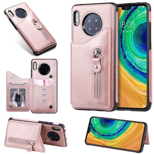 Coque Huawei Mate 30,Etui Pour Huawei Mate 30,Coque En Cuir Pour Huawei Mate 30,Convient A Etui La Huawei Mate 30,Rose