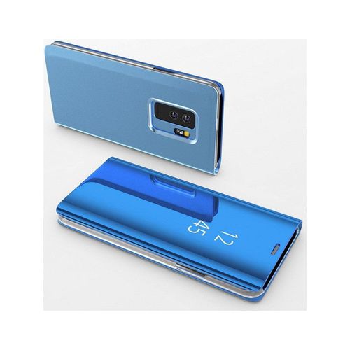 Coque Rabat Miroir Bleu Pour Samsung Galaxy S20 - Coque Housse Etui Case Protection Clear View Phonillico®