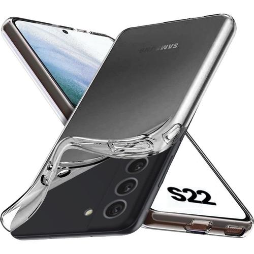 Coque Pour Samsung S22 5g - Silicone Gel Tpu Transparent Protection Souple Ultra Mince Phonillico®