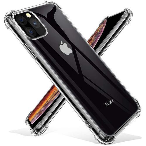 Coque Antichoc Pour Iphone 11 Pro - Protection Silicone Souple Transparent Phonillico®