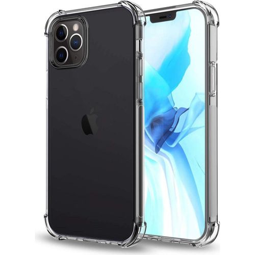 Coque Antichoc Pour Iphone 12 Pro (6,1) Protection Silicone Souple Transparent Phonillico®