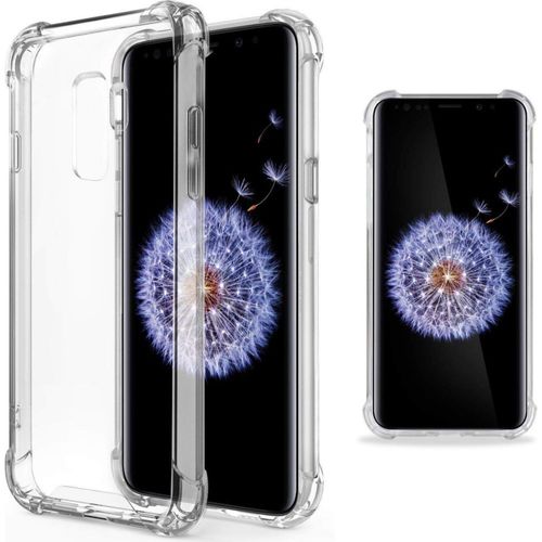 Coque Antichoc Pour Samsung Galaxy S9 Plus - Housse Etui Gel Tpu Transparent Protection Silicone Souple Slim Leger Phonillico®