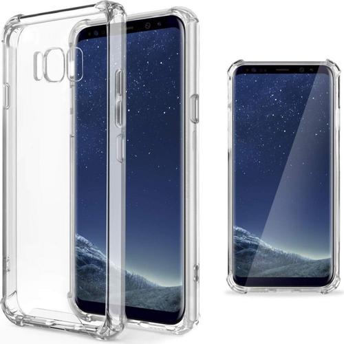 Coque Antichoc Pour Samsung Galaxy S8 Plus - Housse Etui Gel Tpu Transparent Protection Silicone Souple Slim Leger Phonillico®