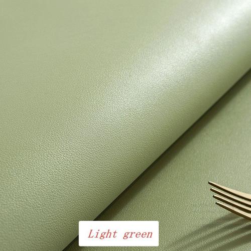 Couleur Vert Clair Taille 80x130cm Nappe De Table En Cuir Imperméable Et Résistante À L'huile, Napperon De Table , Housse De Protection, Nappe Rectangulaire