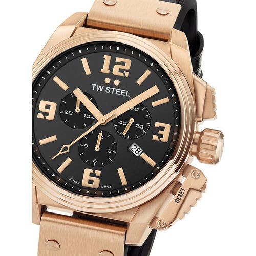 Mens Watch Tw Steel Tw1014, Quartz, 46mm, 10atm