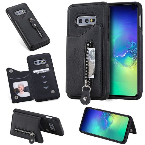 Coque Samsung Galaxy S10e,Etui Pour Samsung Galaxy S10e,Coque En Cuir Pour Samsung Galaxy S10e,Convient A Etui La Samsung Galaxy S10e,Noir