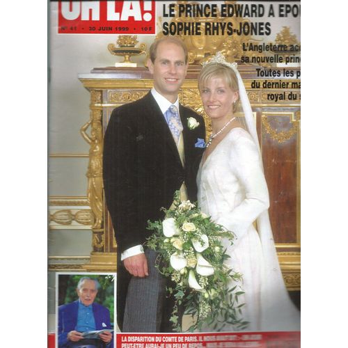 Oh La ! 30/06/1999 Mariage Du Prince Édouard & De Sophie Rhys-Jones, Cecilia Rode Noah, Emmanuelle Béart, Paul Anka, Jennifer Lopez, Phil Collins, Céline Dion, Saint-Preux, Joey Starr, Vanessa Wagner