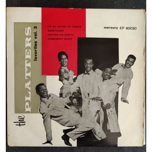 The Platters - Favorites Vol.3 # Vinyle, 7, 45 Tours, Ep, Italy 1959, Vocal #
