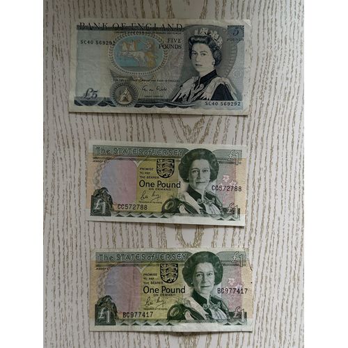 Billets Anglais Et Jersey