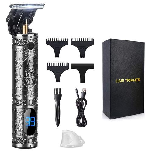 Surker Tondeuse Cheveux Pour Hommes Tondeuse Barbe Électrique Accessoires De Coiffeur Étanche Rechargeable Professionnelle