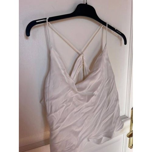 Débardeur Dos Nu Blanc Zara 36