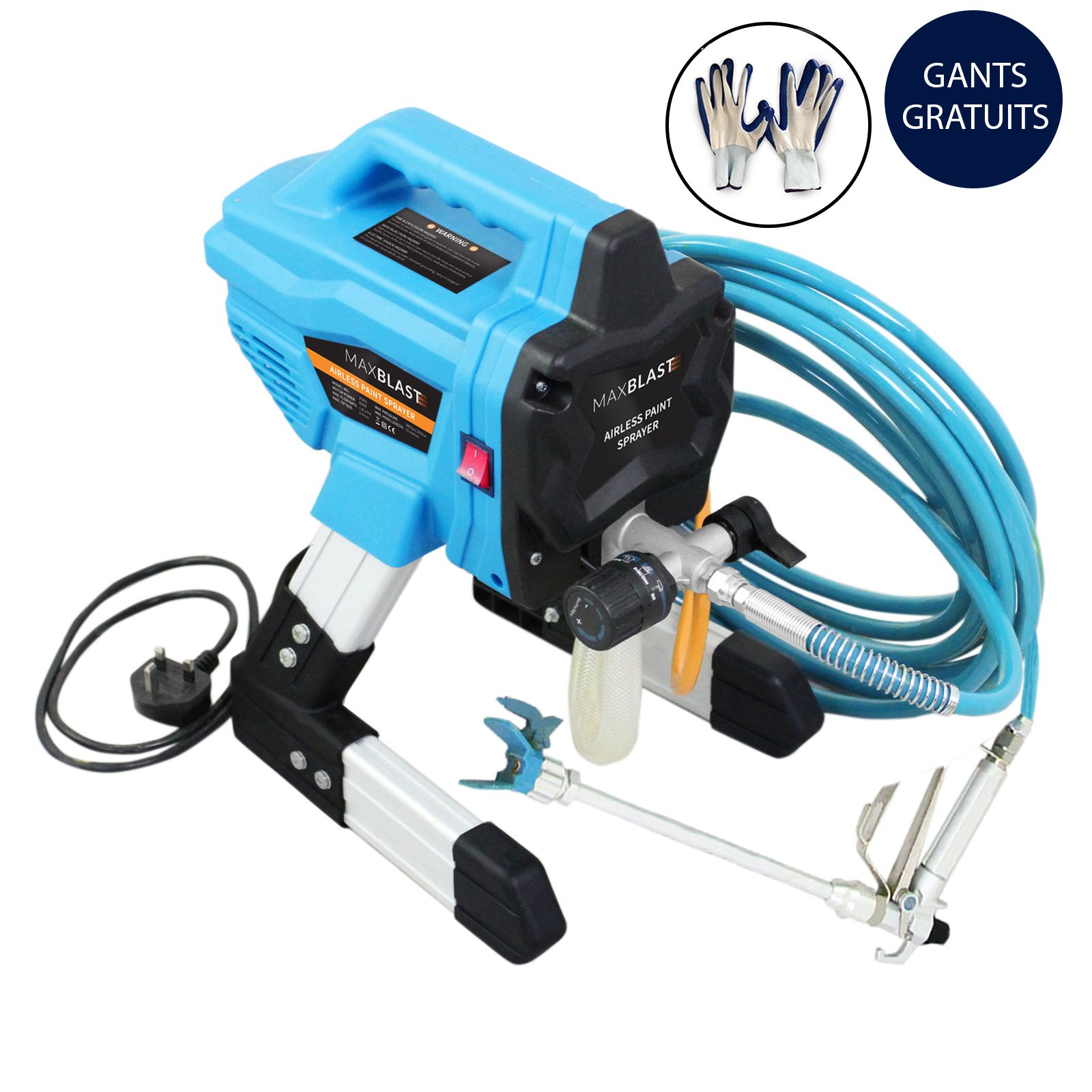 Pulvérisateur de Peinture Airless Maxblast 650W / 1.4L