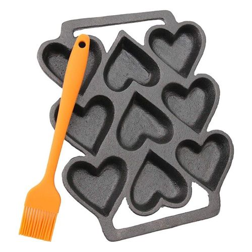 Moule À Gâteau En Forme De C¿Ur, Mini-Moule À Muffins, Ustensiles De Cuisine Pour Biscuits, Chocolat, ¿Ufs, Crêpes Farcies, Pain De Maïs Et C¿Ur