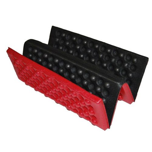 Coussin De Siège Étanche En Mousse Pliable Personnalisée, Rouge + Noir